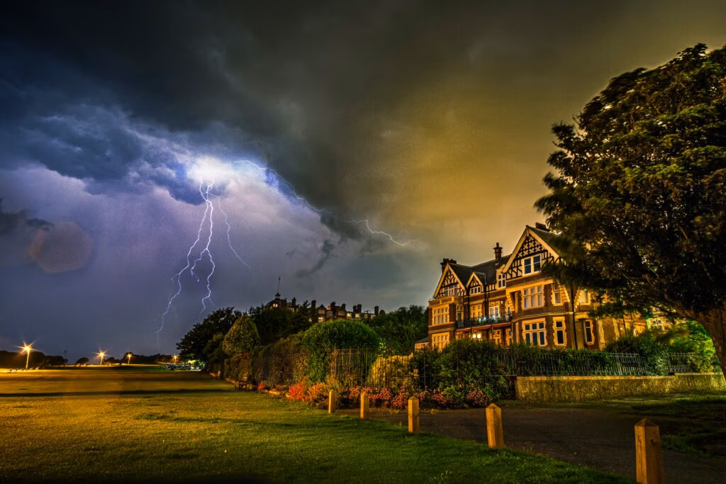 Protect your home from the summer storm season with safety film. Shield against wind, hail, and flying debris while maintaining clear views.